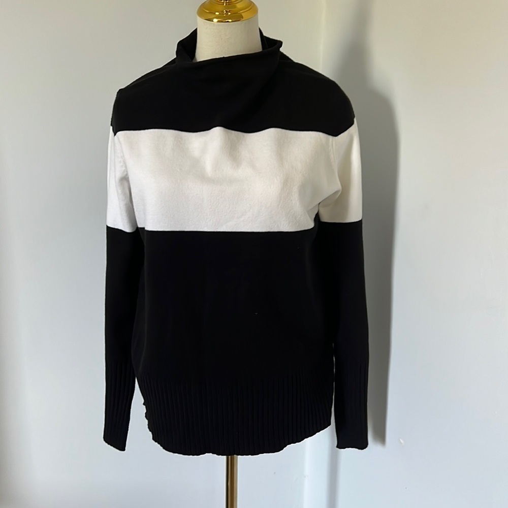 French Connection black and white sweater